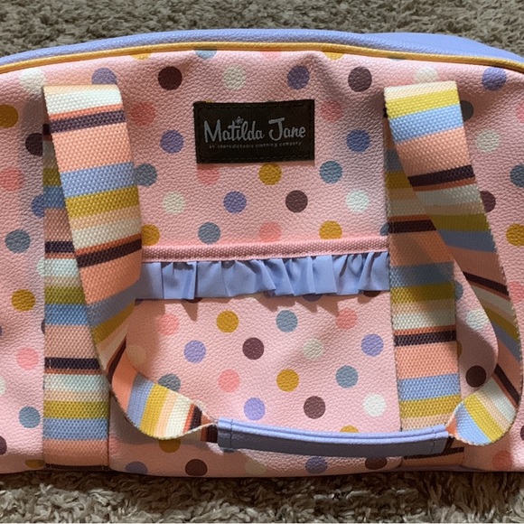 Matilda Jane Accessories Matilda Jane Sleep Over Polka Dot Duffle